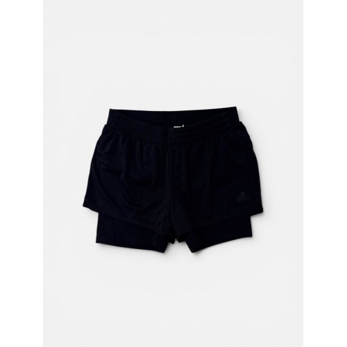 Adidas Climachill Γυναικείο Running 2-in-1 Σορτς Μαύρο